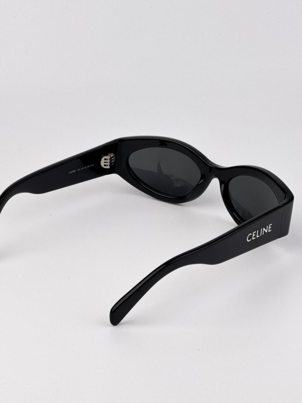 Celine CL40288I MONOCHROMS 01A Sunglasses – Black Grey Cat Eye NEW AUTHENTIC - Picture 5 of 11